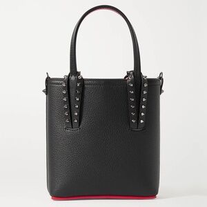 Christian Louboutin Cabata mini spiked textured-leather bag